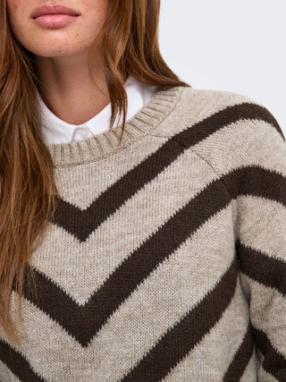 Bestseller / Damen-Strick / ONLELIZA L/S PULLOVER KNT NOOS