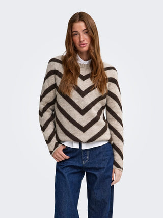 Bestseller / Damen-Strick / ONLELIZA L/S PULLOVER KNT NOOS