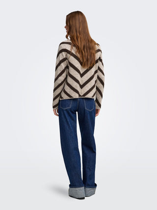 Bestseller / Damen-Strick / ONLELIZA L/S PULLOVER KNT NOOS