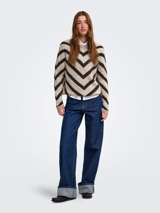 Bestseller / Damen-Strick / ONLELIZA L/S PULLOVER KNT NOOS