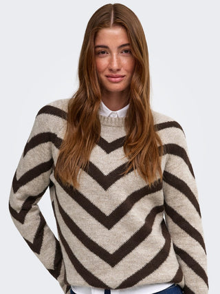 Bestseller / Damen-Strick / ONLELIZA L/S PULLOVER KNT NOOS