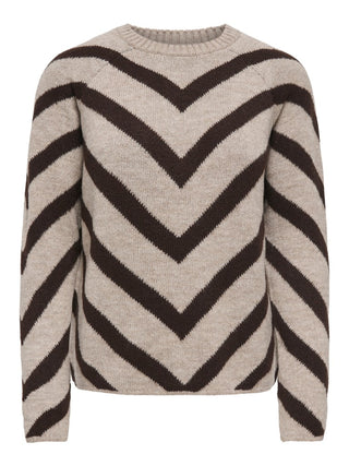 Bestseller / Damen-Strick / ONLELIZA L/S PULLOVER KNT NOOS
