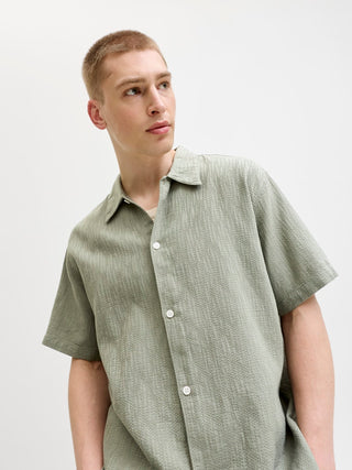 Bestseller / Herren-Hemd / JORMONTAUK WAVY TEXTURE SHIRT SS SN