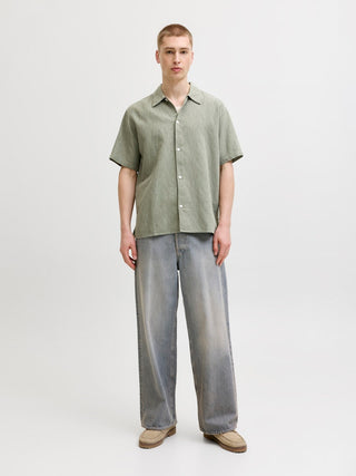 Bestseller / Herren-Hemd / JORMONTAUK WAVY TEXTURE SHIRT SS SN