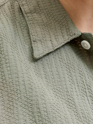Bestseller / Herren-Hemd / JORMONTAUK WAVY TEXTURE SHIRT SS SN