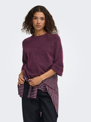 Bestseller / Damen-Strick / ONLSIMONI 3/4 PULLOVER KNT NOOS