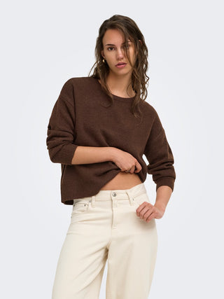 Bestseller / Damen-Strick / ONLOLIVIA LS O-NECK CC KNT