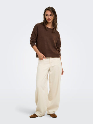 Bestseller / Damen-Strick / ONLOLIVIA LS O-NECK CC KNT