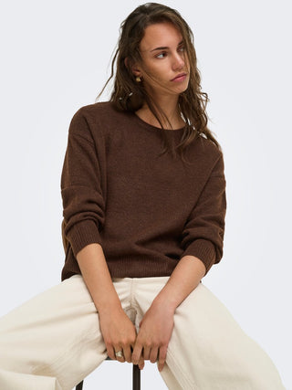 Bestseller / Damen-Strick / ONLOLIVIA LS O-NECK CC KNT