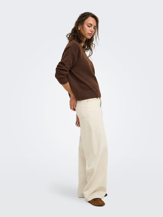 Bestseller / Damen-Strick / ONLOLIVIA LS O-NECK CC KNT