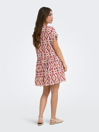 Bestseller / Damen-Kleid / ONLELODY MIKASI S/S SHORT DRESS WVN