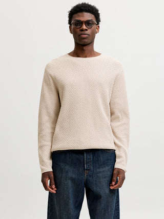 Bestseller / Herren-Strick / JPRBLUMASON KNIT CREW NECK SN