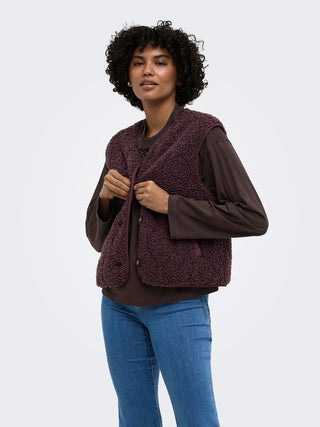 Bestseller / Damen-Jacke / ONLINES TEDDY WAISTCOAT CC OTW