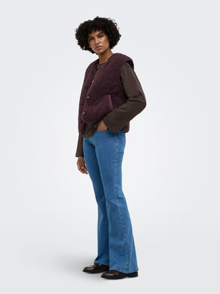 Bestseller / Damen-Jacke / ONLINES TEDDY WAISTCOAT CC OTW