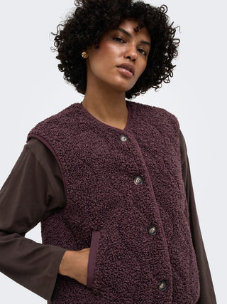 Bestseller / Damen-Jacke / ONLINES TEDDY WAISTCOAT CC OTW