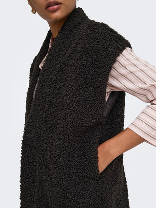Only / Damen-Jacke / ONLNAYA TEDDY WAISTCOAT CS OTW