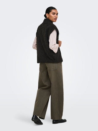 Only / Damen-Jacke / ONLNAYA TEDDY WAISTCOAT CS OTW