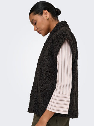 Only / Damen-Jacke / ONLNAYA TEDDY WAISTCOAT CS OTW