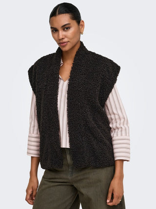 Only / Damen-Jacke / ONLNAYA TEDDY WAISTCOAT CS OTW