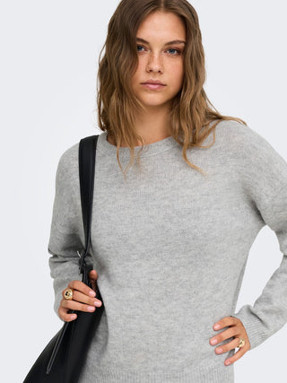 Bestseller / Damen-Strick / ONLOLIVIA LS O-NECK CC KNT
