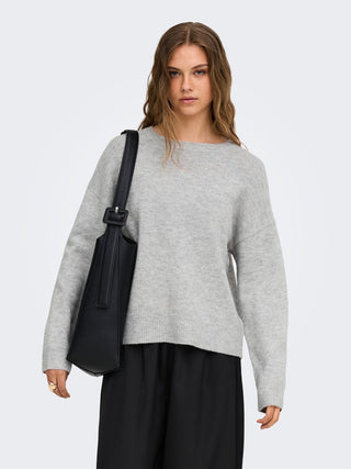 Bestseller / Damen-Strick / ONLOLIVIA LS O-NECK CC KNT