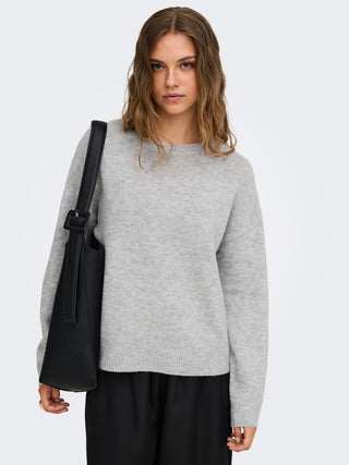 Bestseller / Damen-Strick / ONLOLIVIA LS O-NECK CC KNT