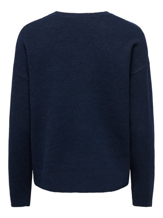 Bestseller / Damen-Strick / ONLOLIVIA LS O-NECK CC KNT