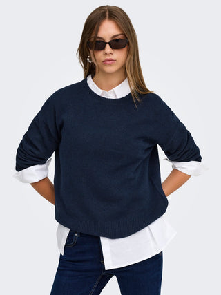 Bestseller / Damen-Strick / ONLOLIVIA LS O-NECK CC KNT