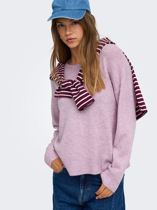 Bestseller / Damen-Strick / ONLOLIVIA LS O-NECK CC KNT