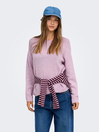 Bestseller / Damen-Strick / ONLOLIVIA LS O-NECK CC KNT