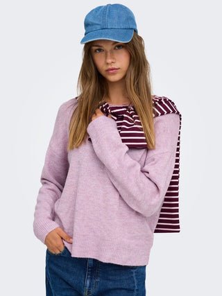 Bestseller / Damen-Strick / ONLOLIVIA LS O-NECK CC KNT