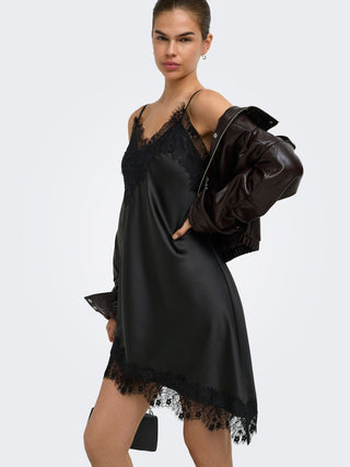 Bestseller / Damen-Kleid / ONLINDONA STRAP SATIN LACE DRESS WV