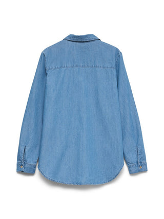 Bestseller / Damen-Bluse / VMBUMPY LS LOOSE POCKET DNM SHIRT N