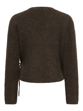 Bestseller / Damen-Strick / ONLLIVA LS V-NECK WRAP KNT