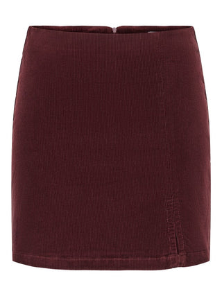 Bestseller / Damen-Rock / ONLFLORA HW CORD SHORT SLIT SKIRT P