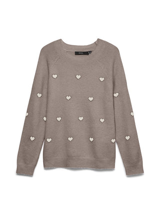 Bestseller / Damen-Strick / VMDOFFY INTARSIA LS O-NCK PULLOV GA