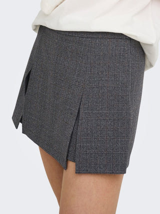 Bestseller / Damen-Rock / ONLELLY-NOON HW PLEAT CHECK SKORT T