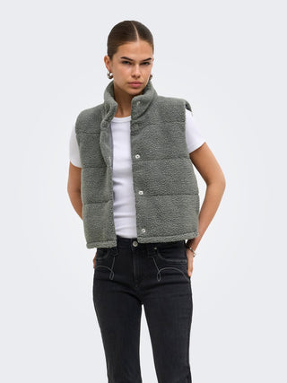 Bestseller / Damen-Jacke / ONLSANDRA TEDDY WAISTCOAT OTW NOOS