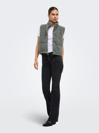 Bestseller / Damen-Jacke / ONLSANDRA TEDDY WAISTCOAT OTW NOOS