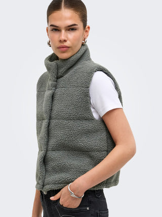 Bestseller / Damen-Jacke / ONLSANDRA TEDDY WAISTCOAT OTW NOOS