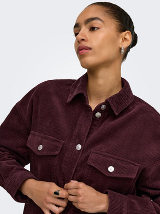 Bestseller / Damen-Bluse / ONLTIGGY L/S CORD SHACKET PNT NOOS