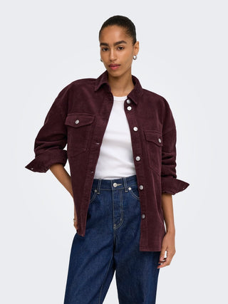 Bestseller / Damen-Bluse / ONLTIGGY L/S CORD SHACKET PNT NOOS