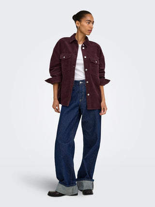 Bestseller / Damen-Bluse / ONLTIGGY L/S CORD SHACKET PNT NOOS