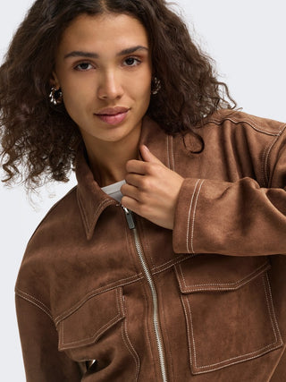 Bestseller / Damen-Jacke / ONLSTINA FAUX SUEDE JACKET PNT