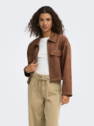 Bestseller / Damen-Jacke / ONLSTINA FAUX SUEDE JACKET PNT