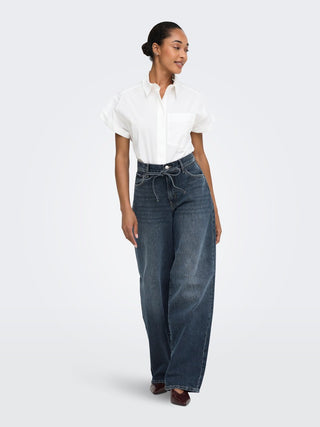Bestseller / Damen-Jeans / ONLGIANNA MW STRAIGHT DNM DOT003 NO