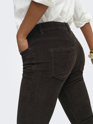 Bestseller / Damen-Hose / ONLMARY-GLOBAL MID CORD FLARED PNT