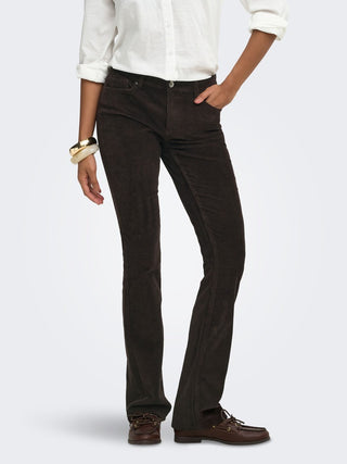 Bestseller / Damen-Hose / ONLMARY-GLOBAL MID CORD FLARED PNT