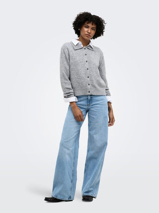Bestseller / Damen-Strick / ONLALIVIA LS POLO CARDIGAN KNT