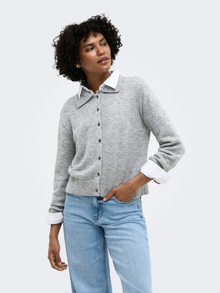 Bestseller / Damen-Strick / ONLALIVIA LS POLO CARDIGAN KNT